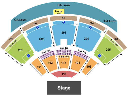 Talking Stick Resort Amphitheatre Suicideboys Seating Chart